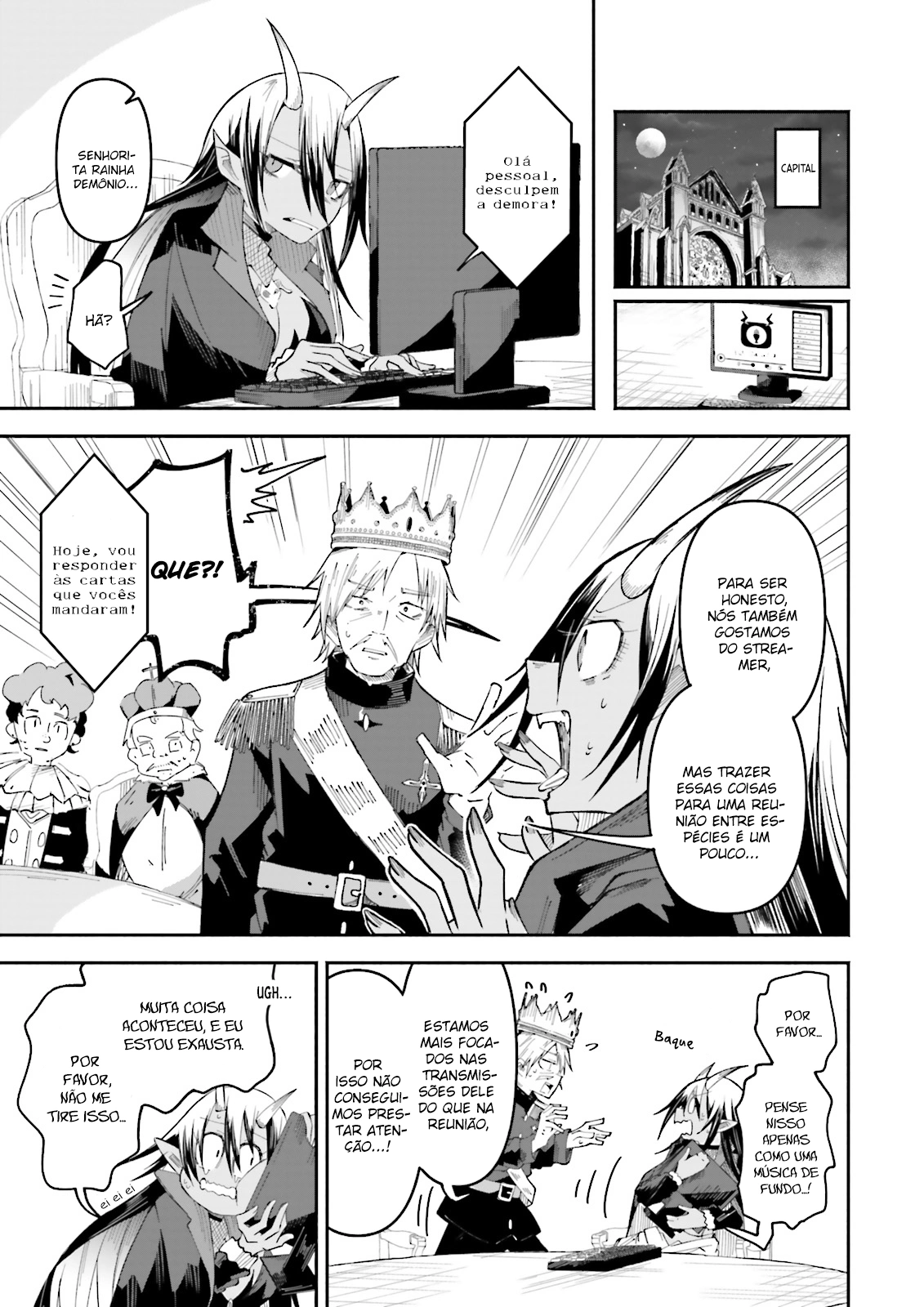 Isekai de Haishin Katsudou wo Shitara Tairyou no Yandere Shinja wo Umidashite Shimatta Ken capitulo 25 pagina 12