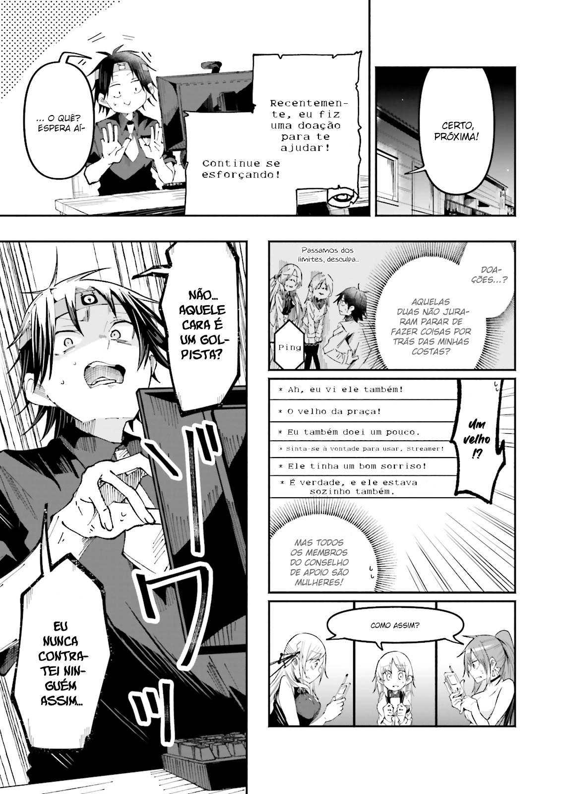 Isekai de Haishin Katsudou wo Shitara Tairyou no Yandere Shinja wo Umidashite Shimatta Ken capitulo 25 pagina 14