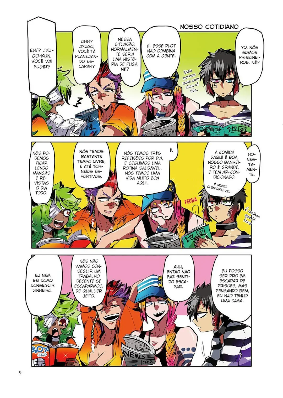 Nanbaka: A PrisÃ£o Mais Fera do Mundo capitulo 1 pagina 9