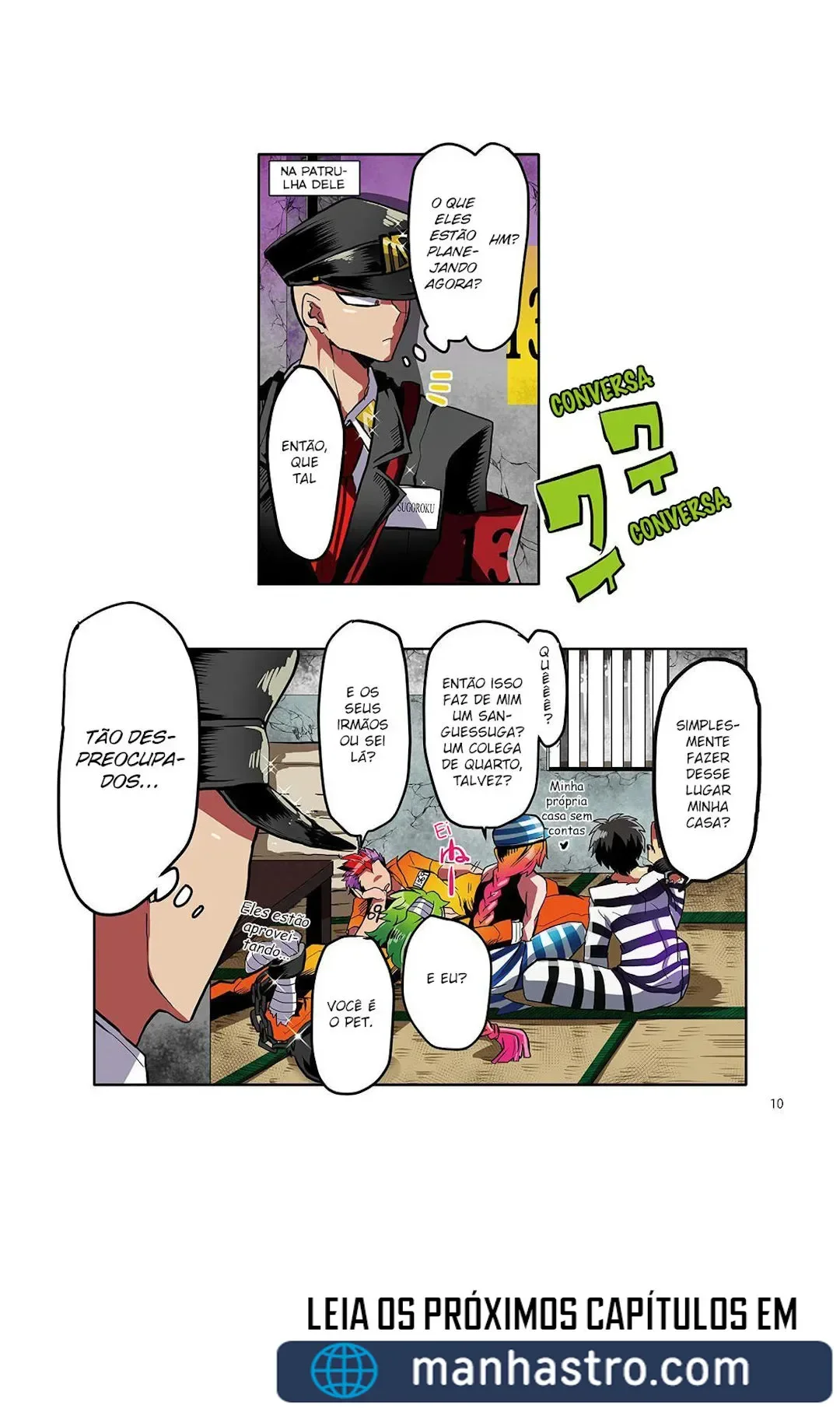 Nanbaka: A PrisÃ£o Mais Fera do Mundo capitulo 1 pagina 10