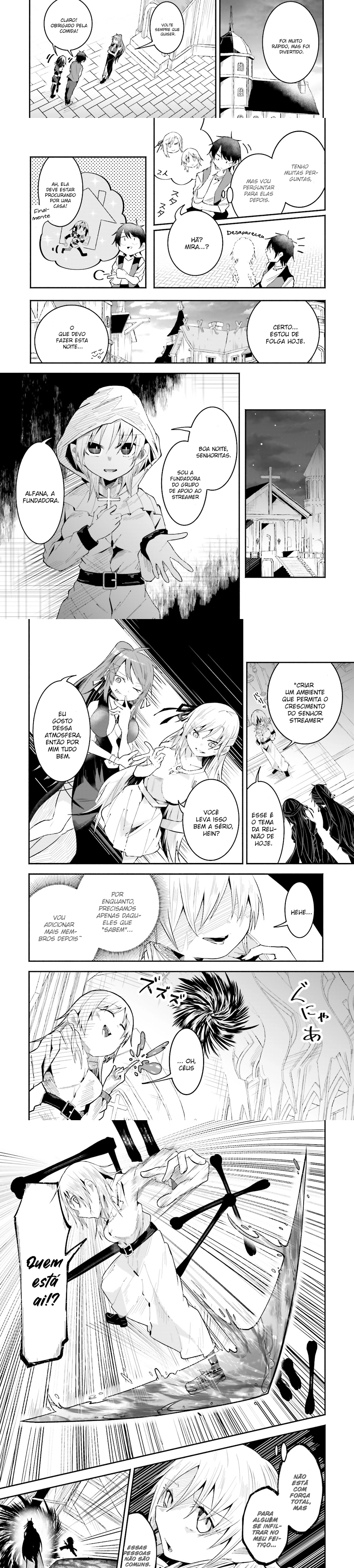 Isekai de Haishin Katsudou wo Shitara Tairyou no Yandere Shinja wo Umidashite Shimatta Ken capitulo 22 pagina 3