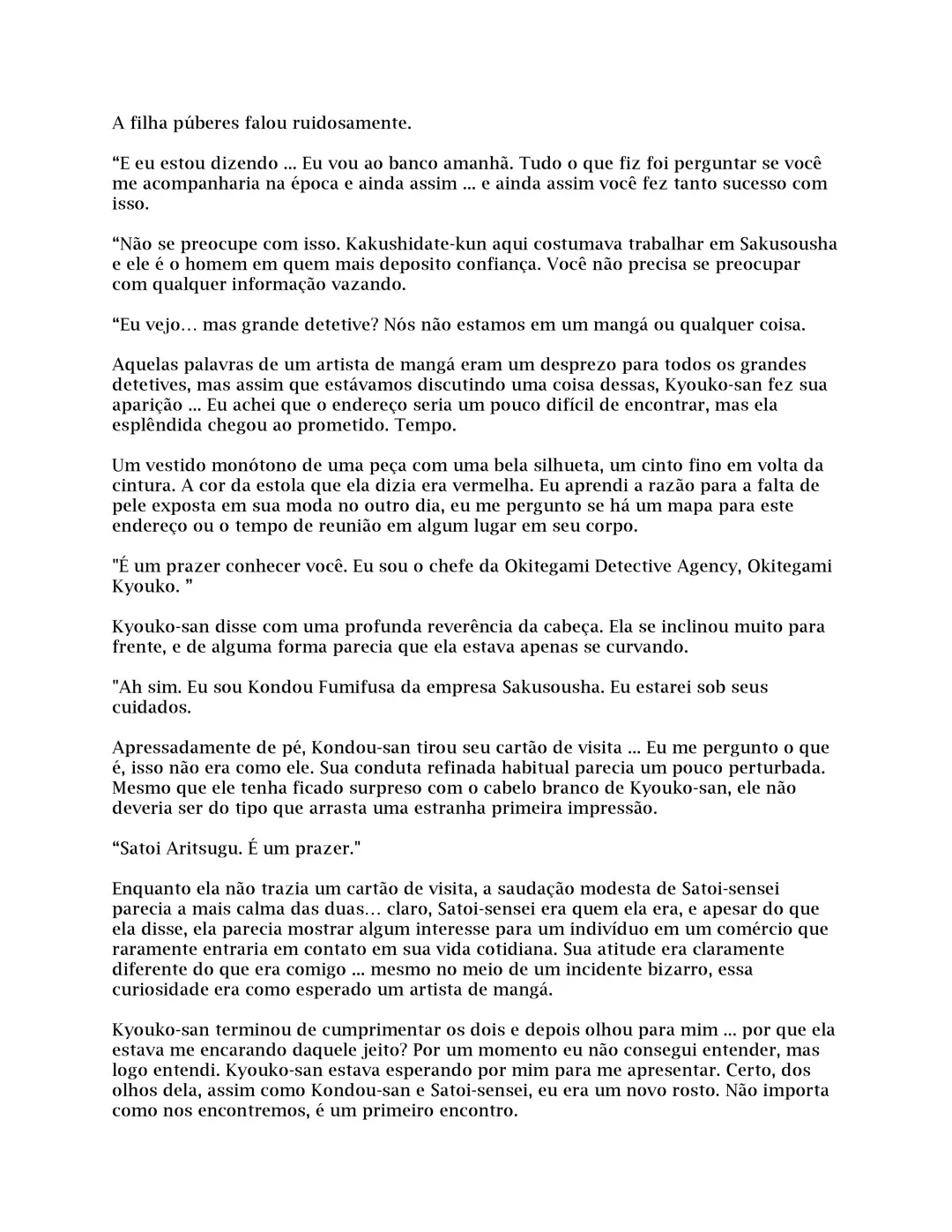 O Detetive Errante e a Detetive AmnÃ©sica capitulo 2 pagina 13