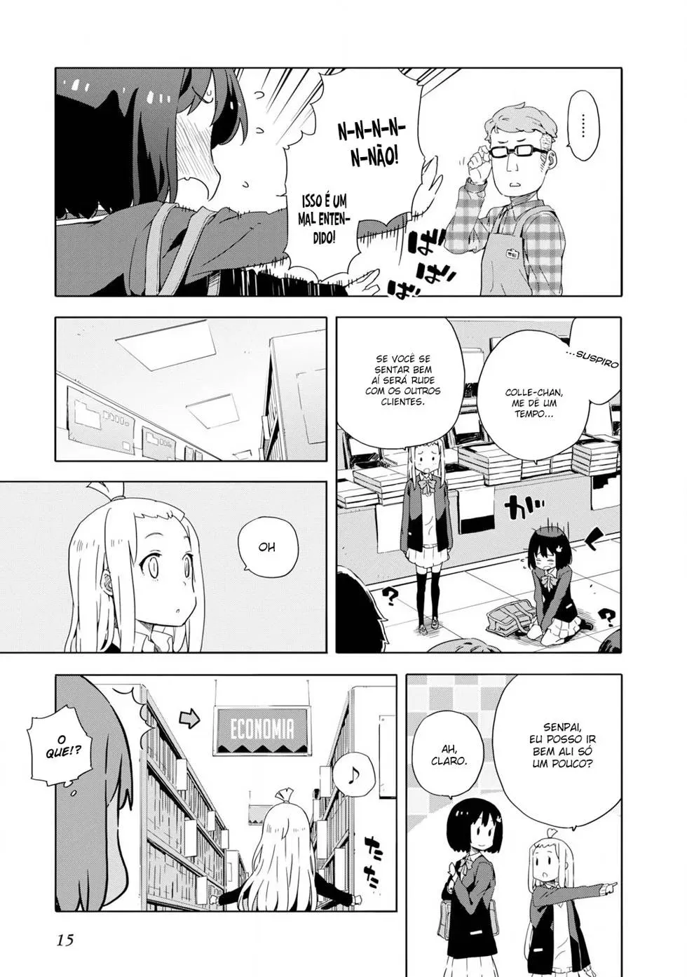 Problemas no Clube de Arte! capitulo 7 pagina 15