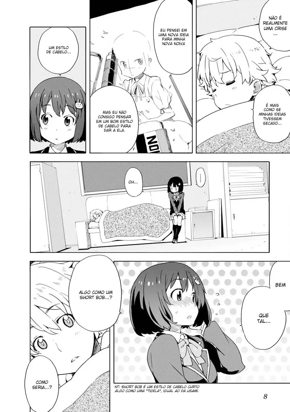 Problemas no Clube de Arte! capitulo 7 pagina 8