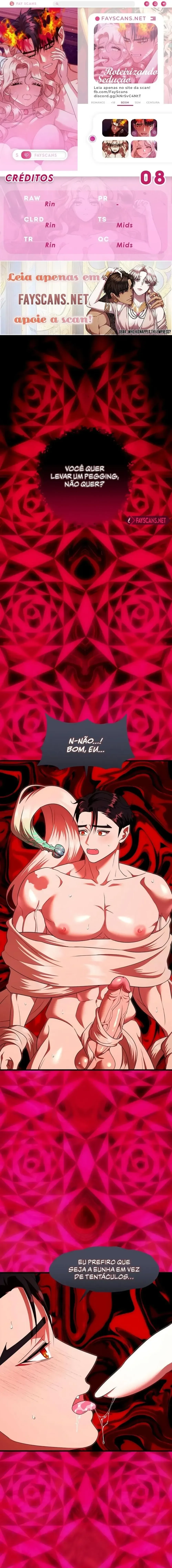 Roteiro de Sedução capitulo 8 pagina 1