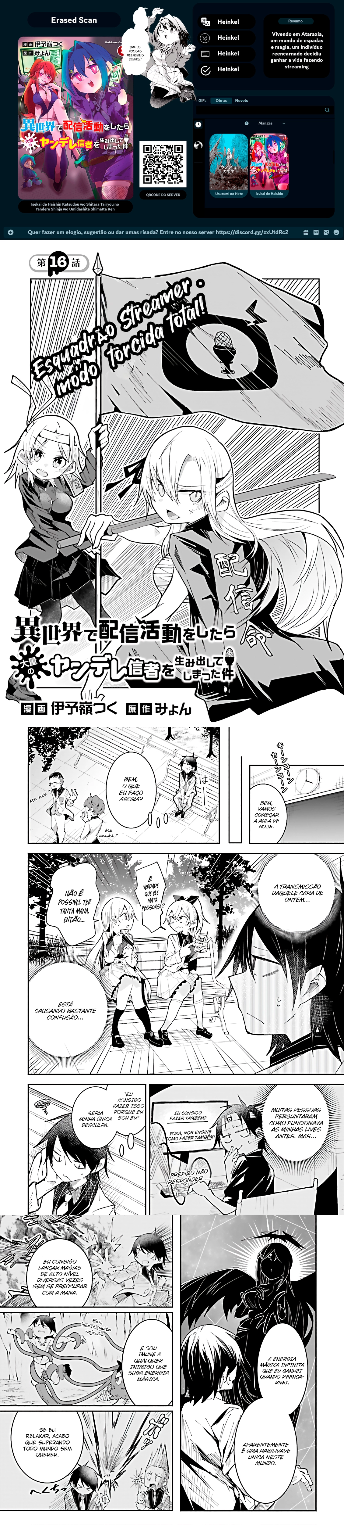 Isekai de Haishin Katsudou wo Shitara Tairyou no Yandere Shinja wo Umidashite Shimatta Ken capitulo 16 pagina 1