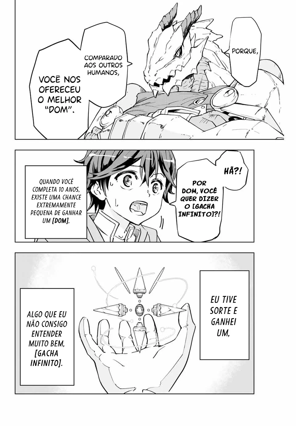 Meu Presente de Nível 9999 de Gacha Ilimitado capitulo 1 pagina 13