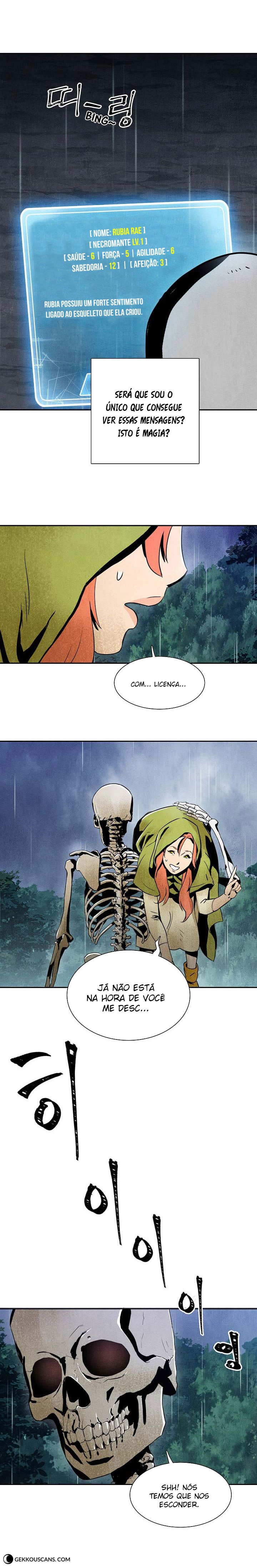 O soldado esqueleto não pôde proteger a masmorra capitulo 1 pagina 12