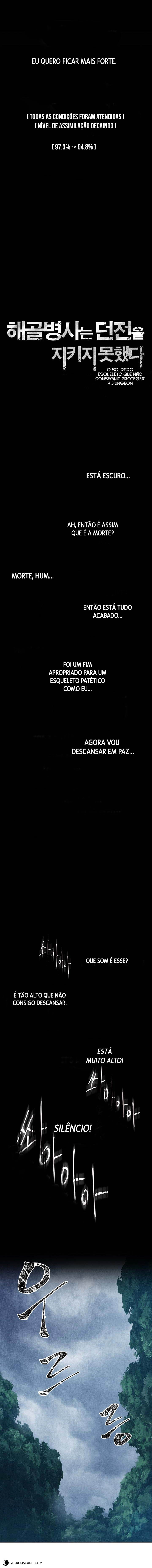 O soldado esqueleto não pôde proteger a masmorra capitulo 1 pagina 5
