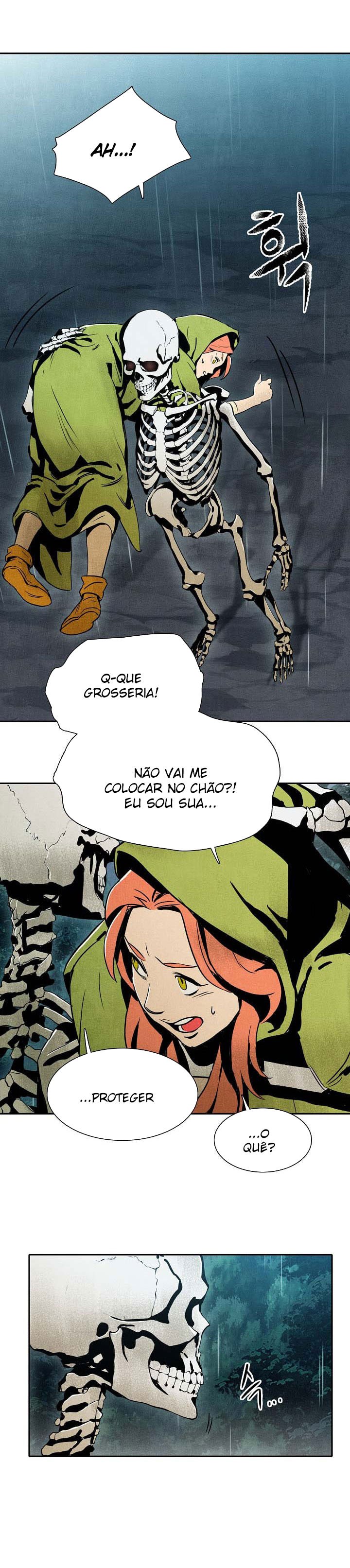 O soldado esqueleto não pôde proteger a masmorra capitulo 1 pagina 9