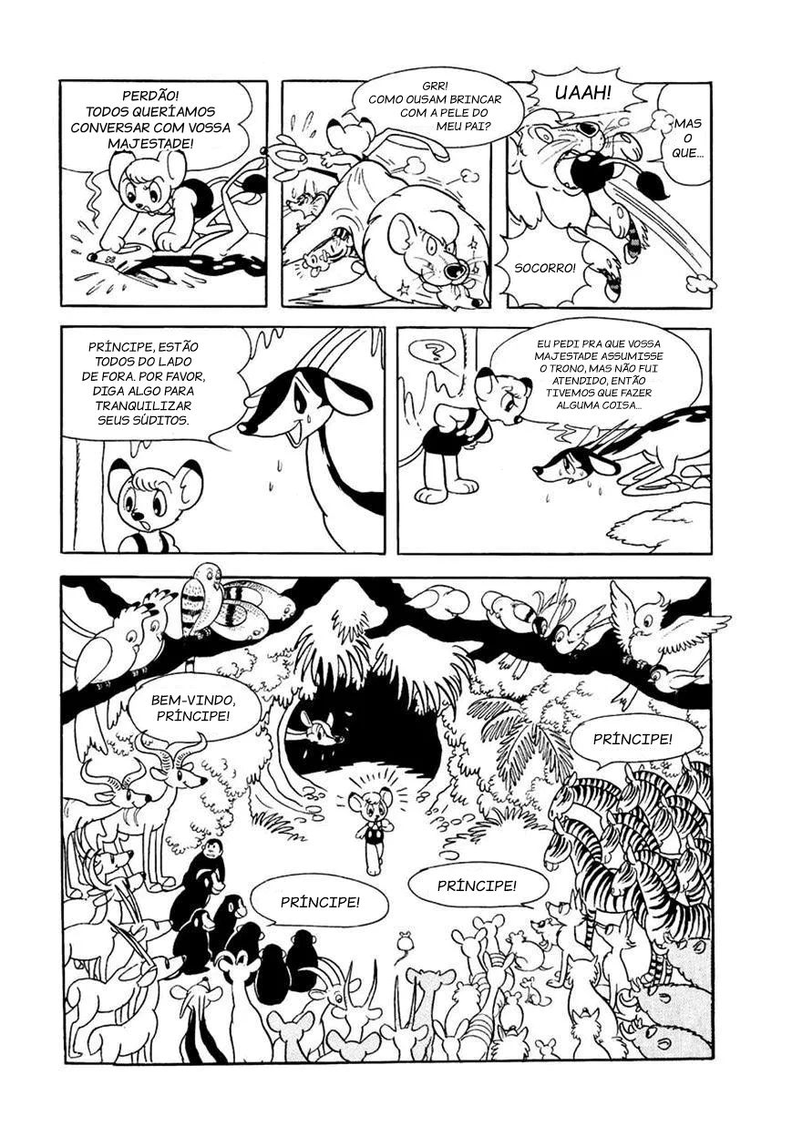 Kimba, o LeÃ£o Branco: Imperador da Selva capitulo 5 pagina 16