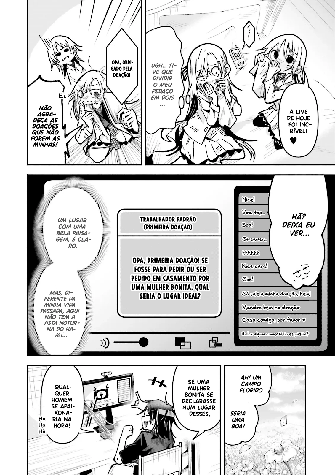 Isekai de Haishin Katsudou wo Shitara Tairyou no Yandere Shinja wo Umidashite Shimatta Ken capitulo 45 pagina 9