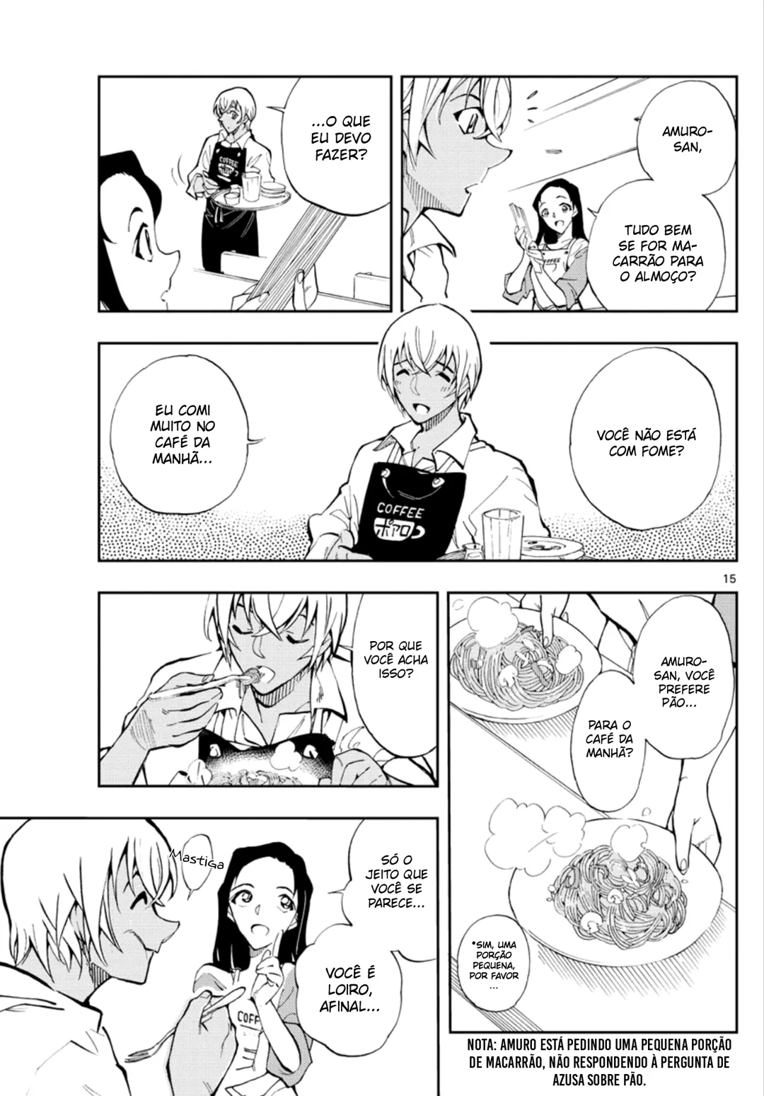 Conan: O Detetive e o Tempo de ChÃ¡ capitulo 1 pagina 15
