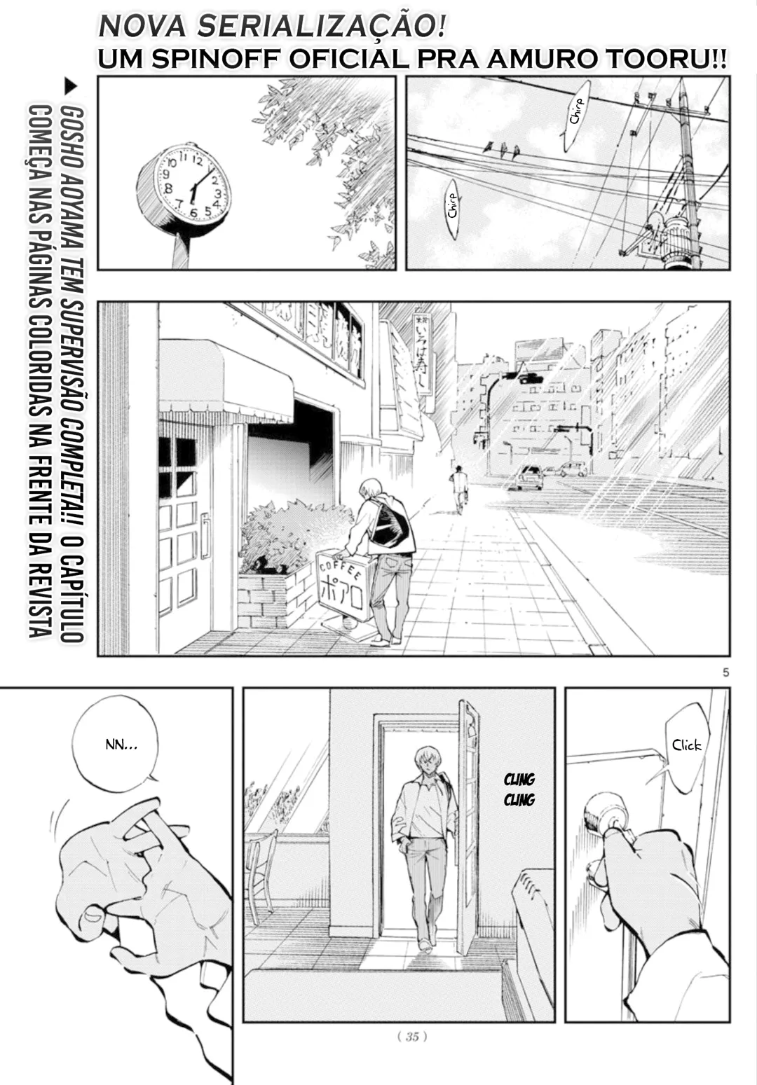 Conan: O Detetive e o Tempo de ChÃ¡ capitulo 1 pagina 5