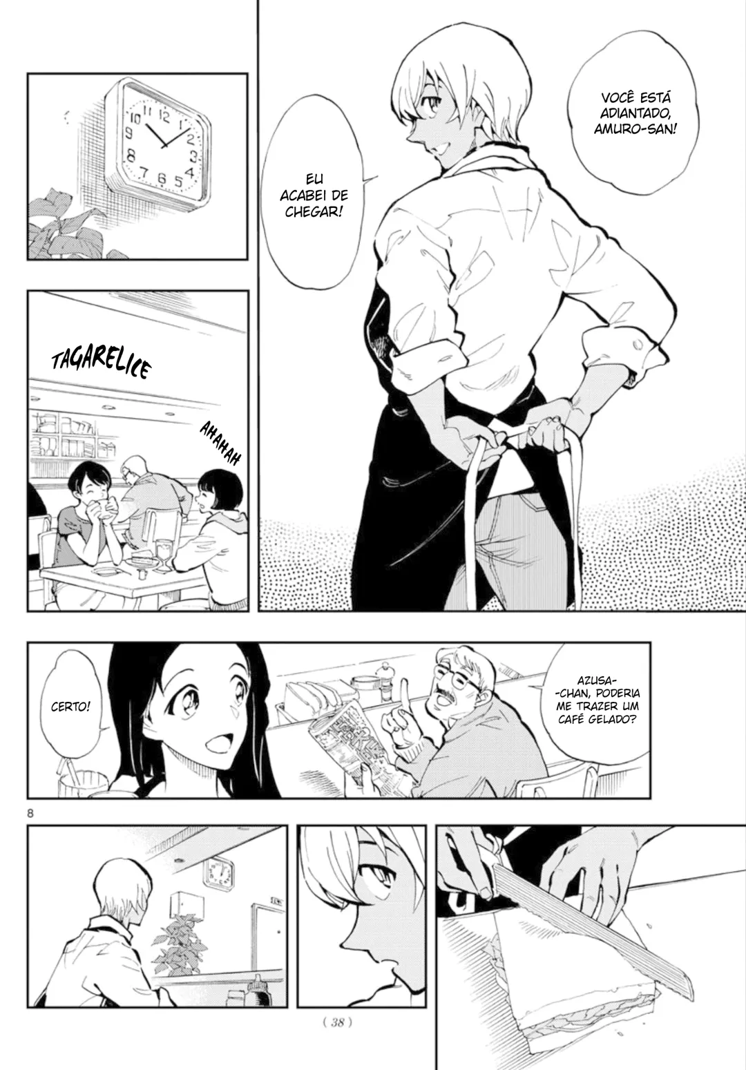 Conan: O Detetive e o Tempo de ChÃ¡ capitulo 1 pagina 8