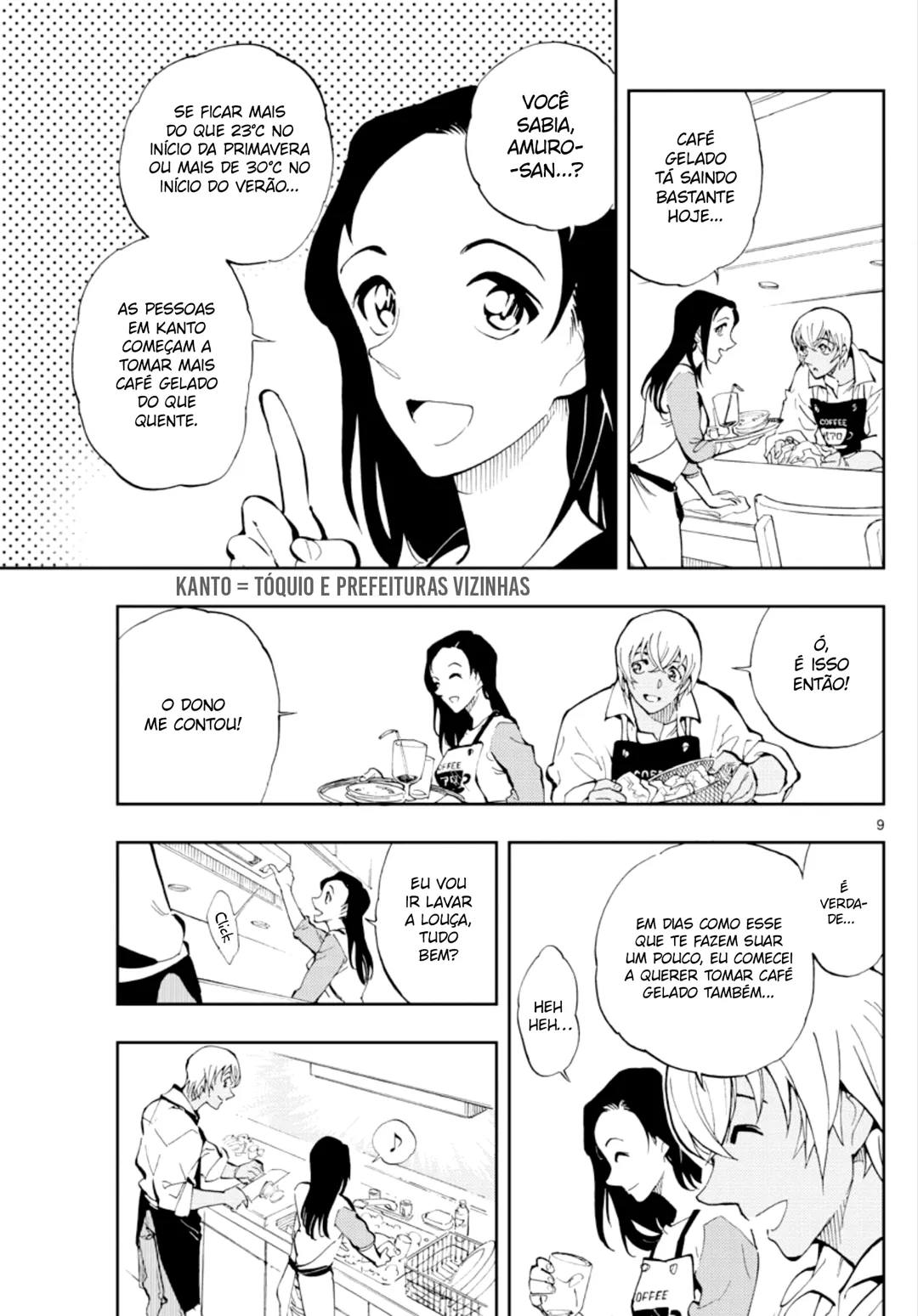 Conan: O Detetive e o Tempo de ChÃ¡ capitulo 1 pagina 9