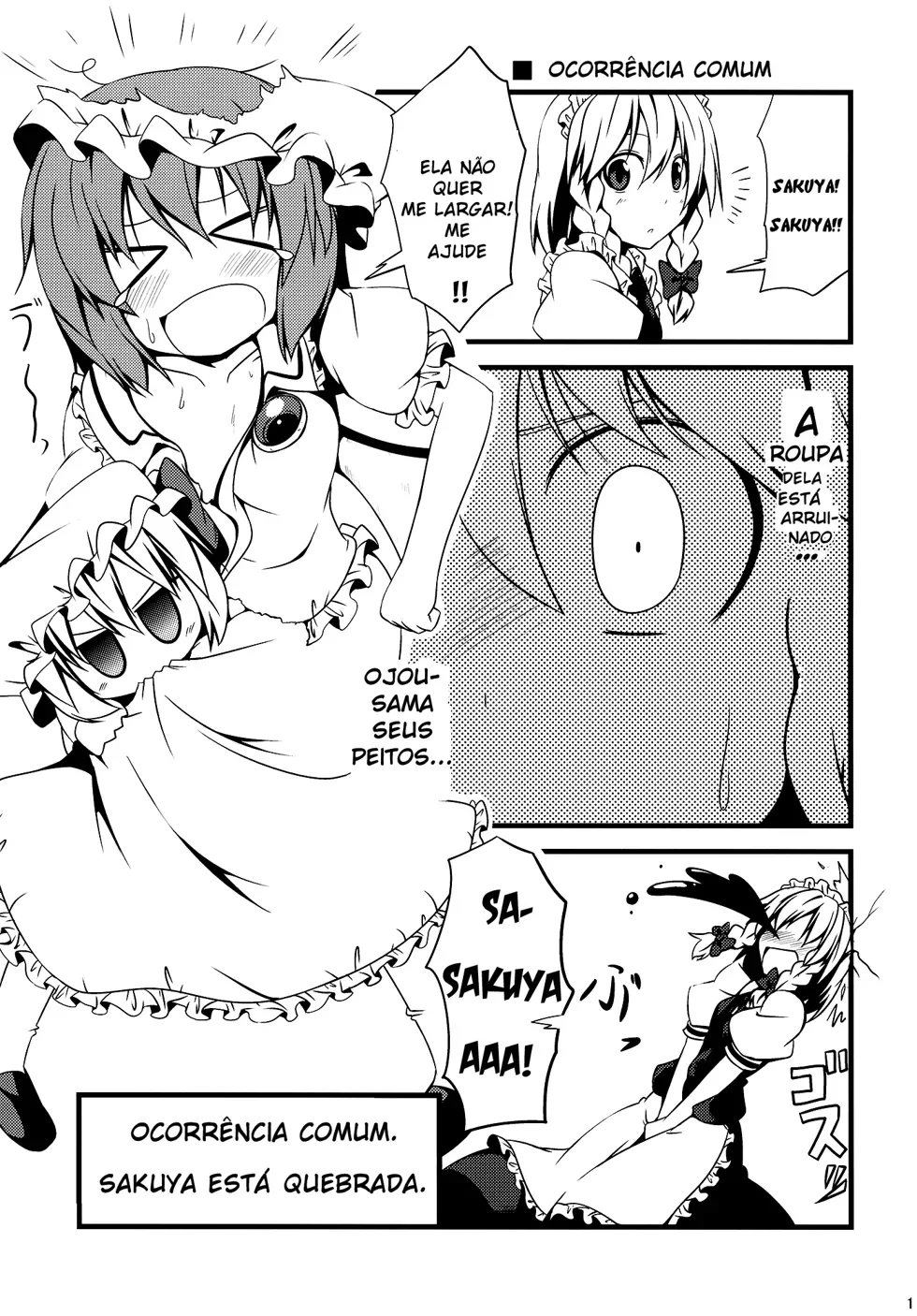 Flandre Chibi: A Queridinha da MansÃ£o Scarlet capitulo 1 pagina 12