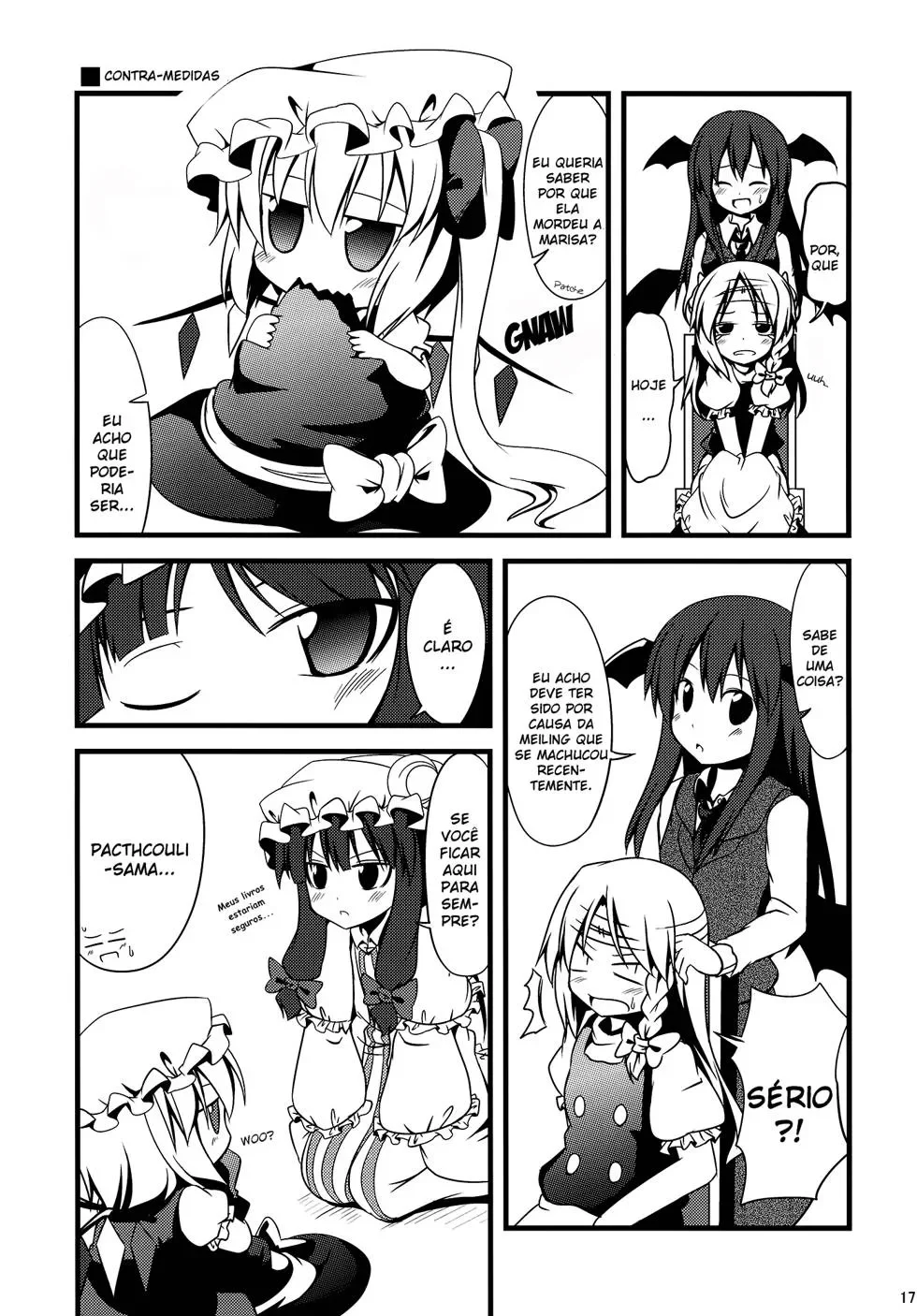 Flandre Chibi: A Queridinha da MansÃ£o Scarlet capitulo 1 pagina 18