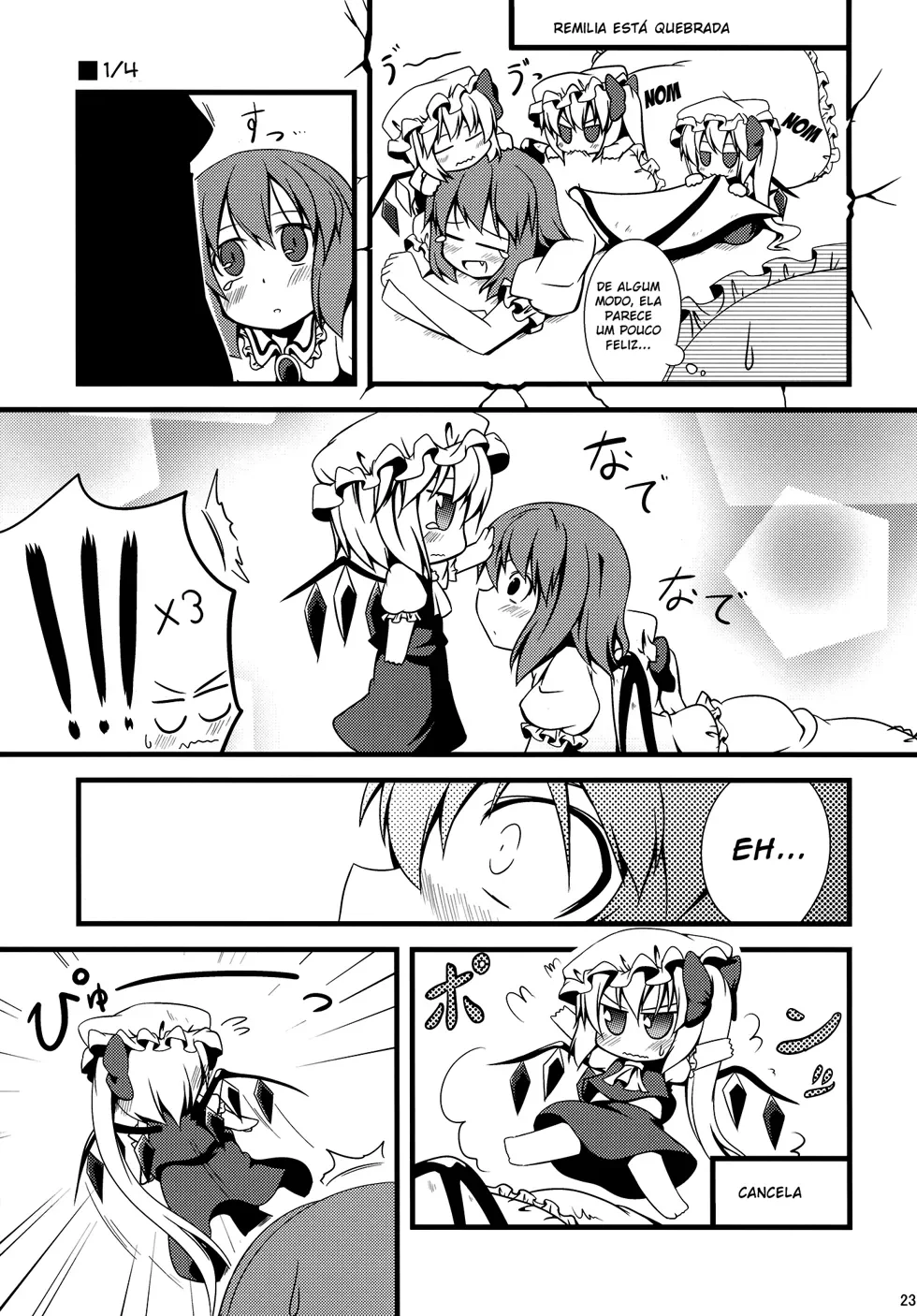 Flandre Chibi: A Queridinha da MansÃ£o Scarlet capitulo 1 pagina 24