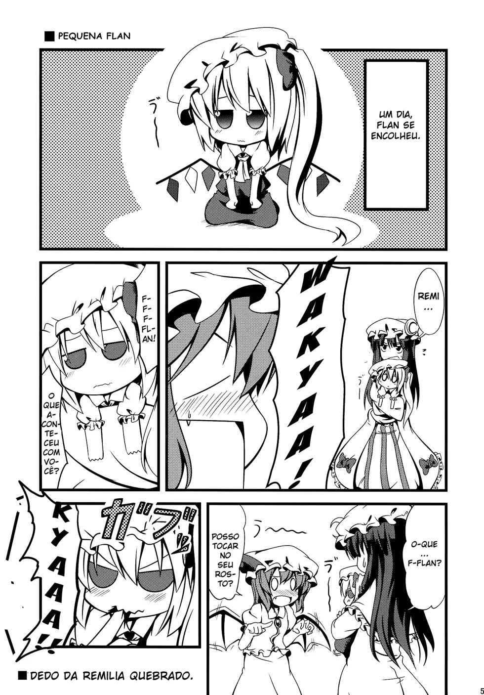 Flandre Chibi: A Queridinha da MansÃ£o Scarlet capitulo 1 pagina 6