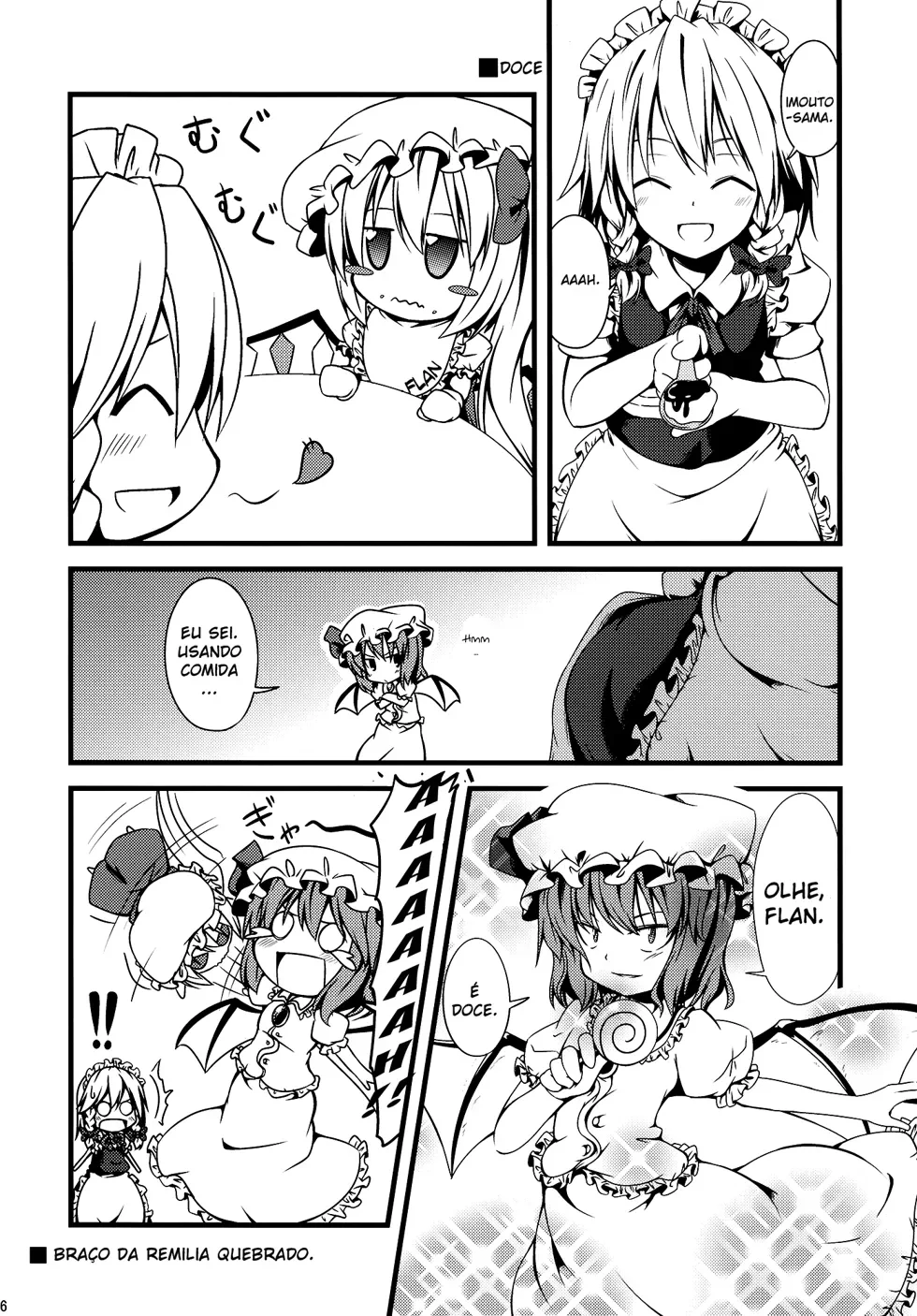 Flandre Chibi: A Queridinha da MansÃ£o Scarlet capitulo 1 pagina 7