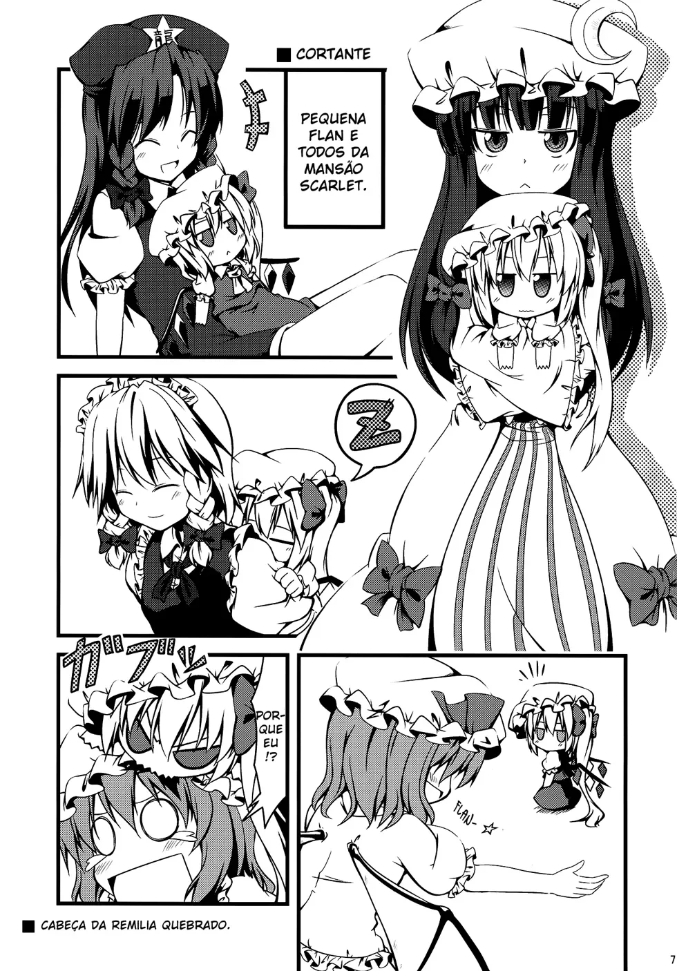 Flandre Chibi: A Queridinha da MansÃ£o Scarlet capitulo 1 pagina 8