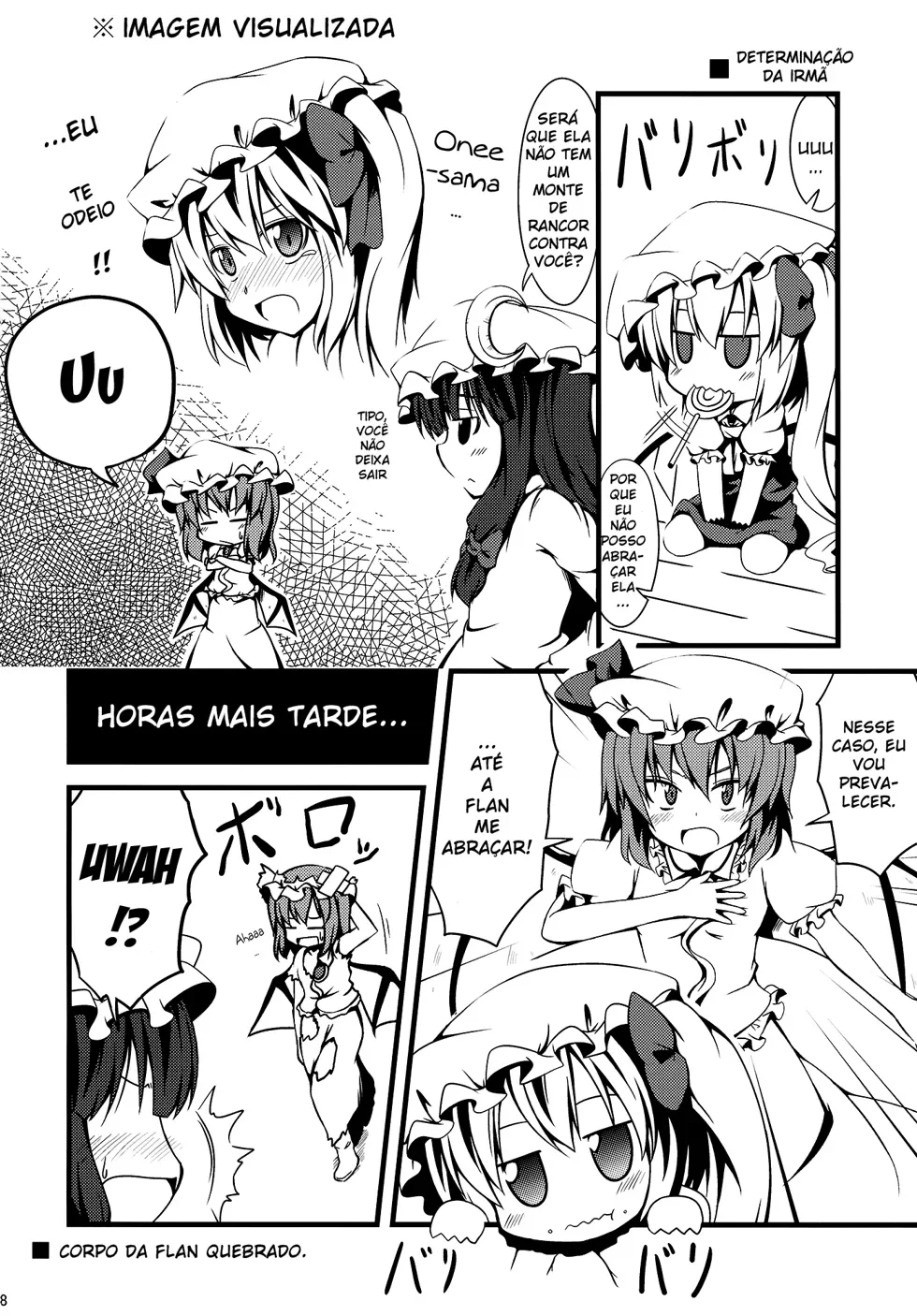 Flandre Chibi: A Queridinha da MansÃ£o Scarlet capitulo 1 pagina 9
