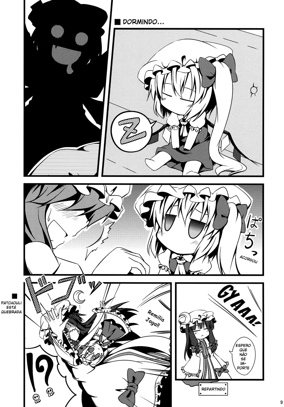 Flandre Chibi: A Queridinha da MansÃ£o Scarlet capitulo 1 pagina 10