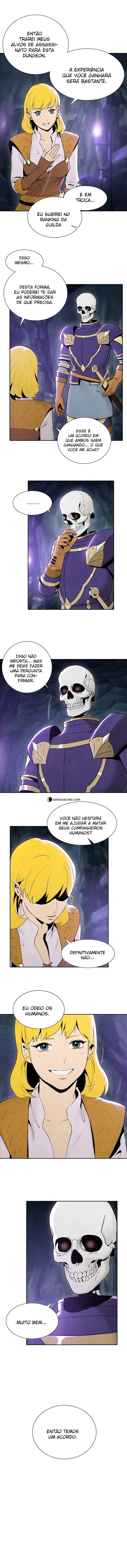 O soldado esqueleto não pôde proteger a masmorra capitulo 7 pagina 10