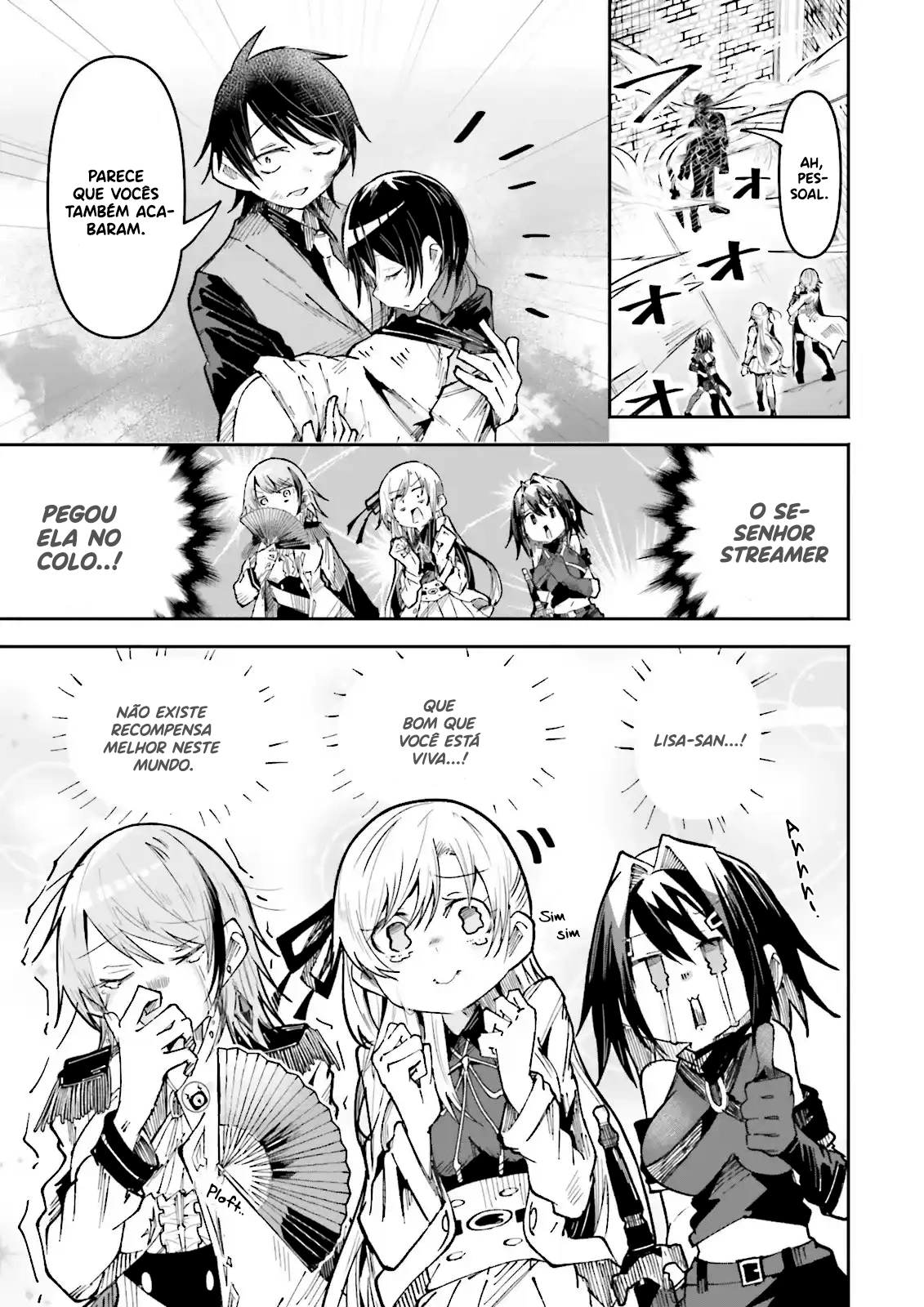Isekai de Haishin Katsudou wo Shitara Tairyou no Yandere Shinja wo Umidashite Shimatta Ken capitulo 38 pagina 4