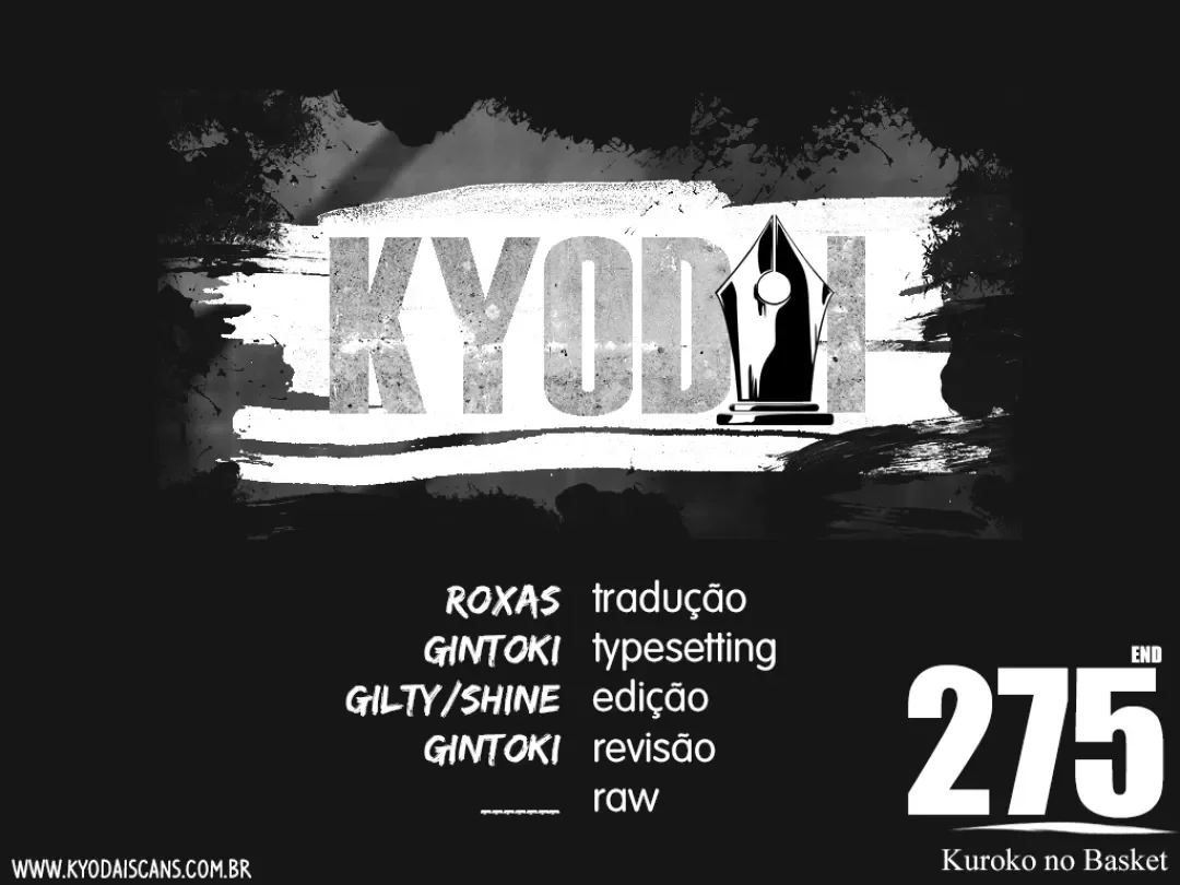 Kuroko's Basketball - A GeraÃ§Ã£o dos Milagres capitulo 275 pagina 1