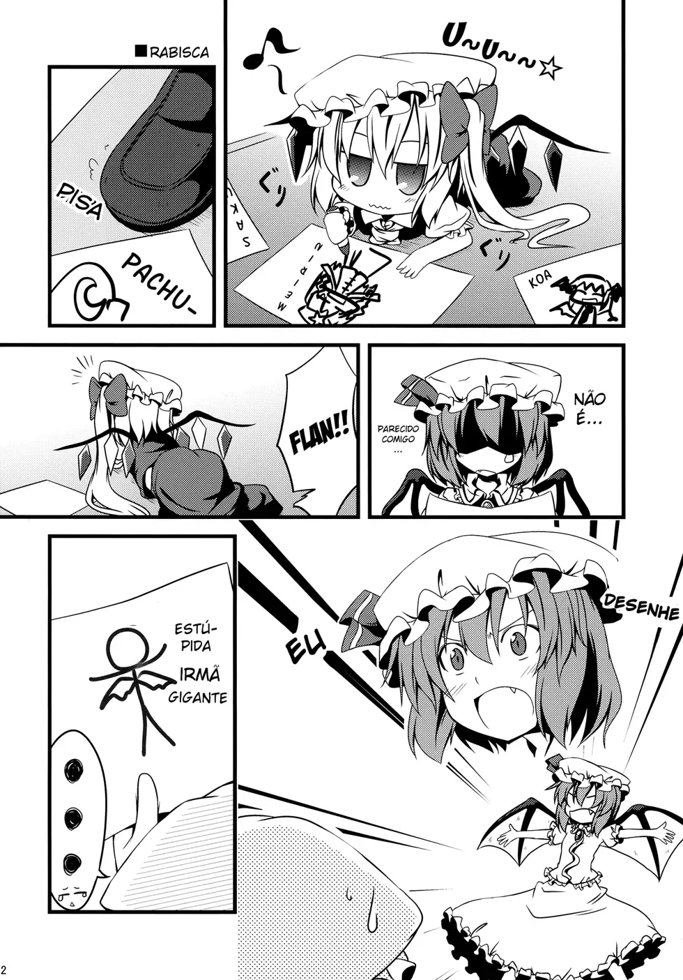 Flandre Chibi: A Queridinha da MansÃ£o Scarlet capitulo 2 pagina 13
