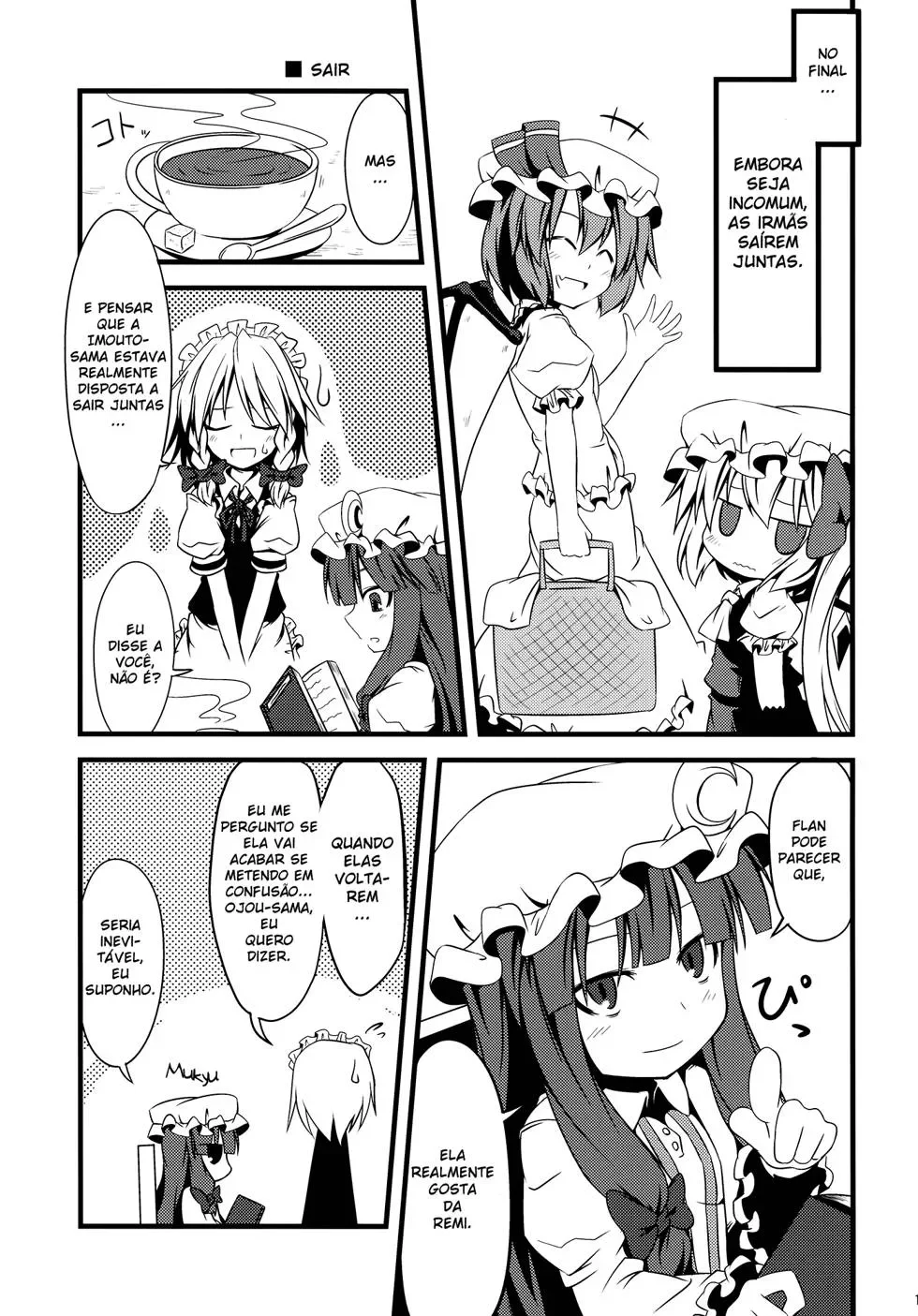 Flandre Chibi: A Queridinha da MansÃ£o Scarlet capitulo 2 pagina 20