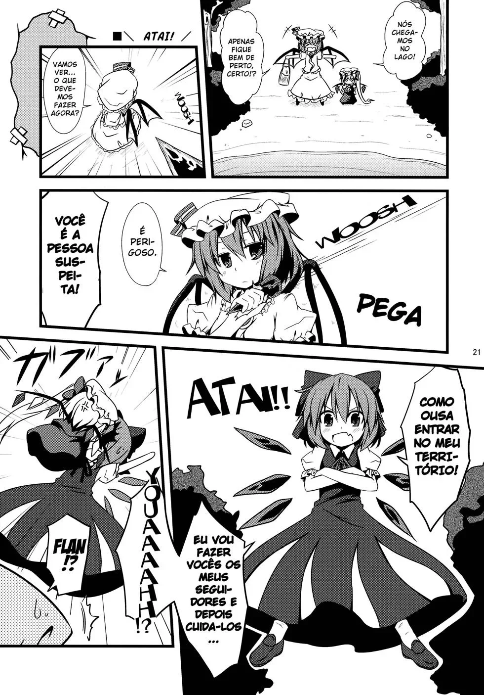 Flandre Chibi: A Queridinha da MansÃ£o Scarlet capitulo 2 pagina 22