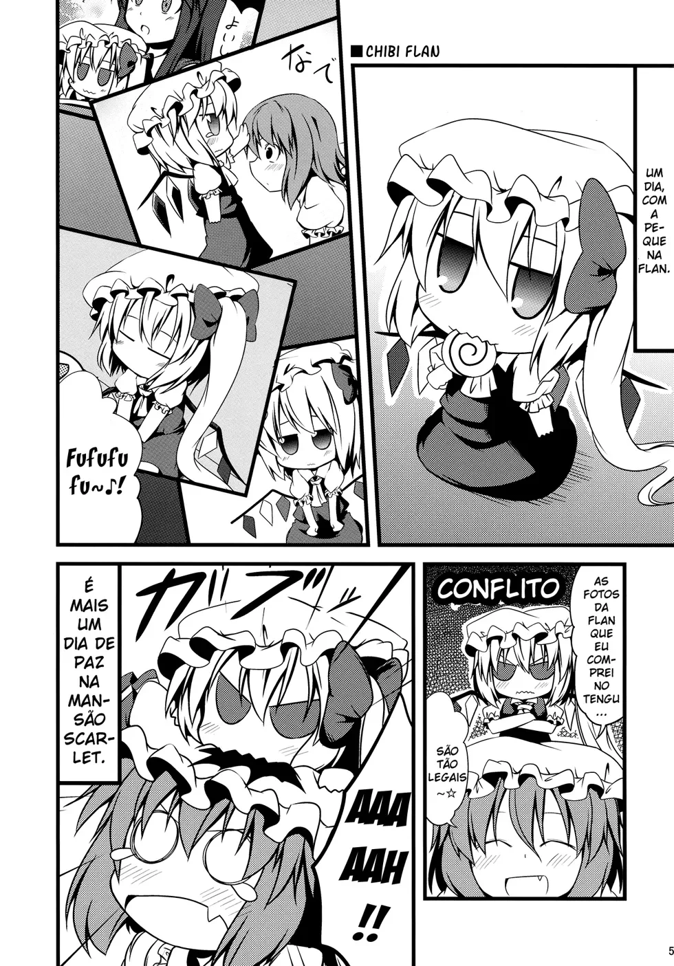 Flandre Chibi: A Queridinha da MansÃ£o Scarlet capitulo 2 pagina 6
