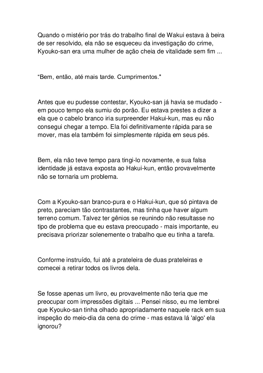O Detetive Errante e a Detetive AmnÃ©sica capitulo 7 pagina 137