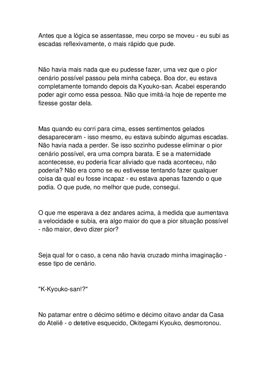 O Detetive Errante e a Detetive AmnÃ©sica capitulo 7 pagina 144