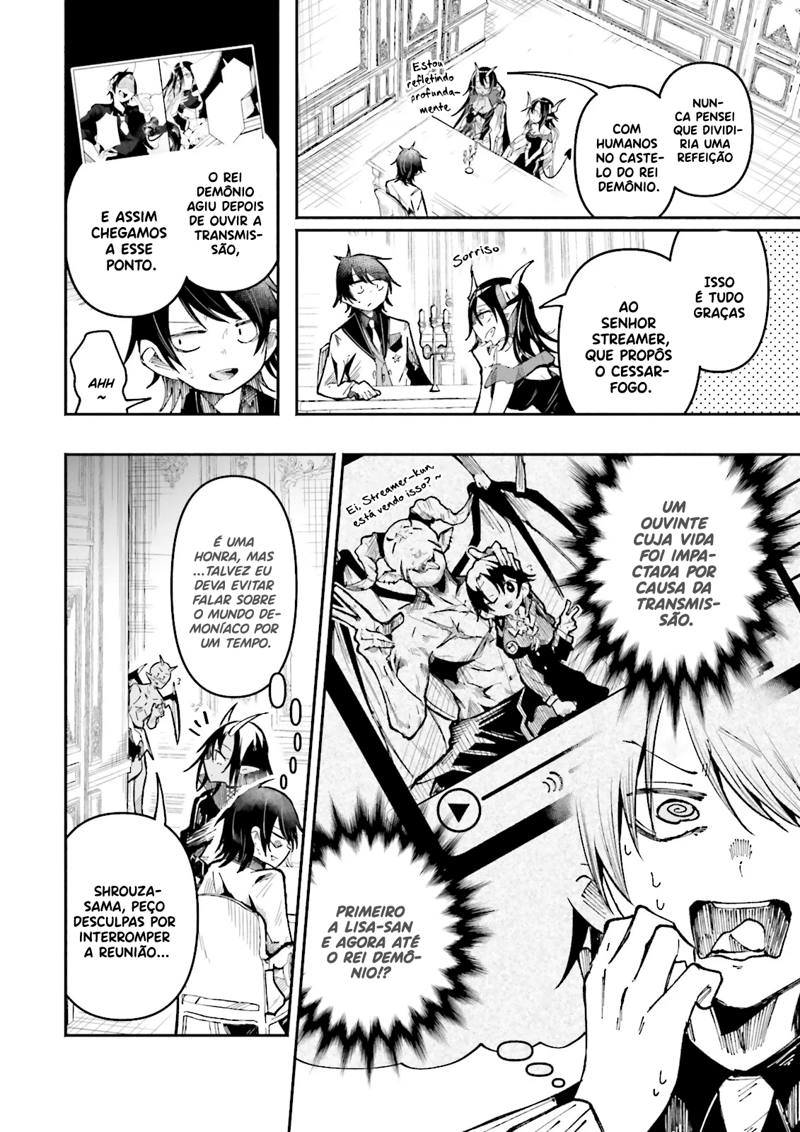 Isekai de Haishin Katsudou wo Shitara Tairyou no Yandere Shinja wo Umidashite Shimatta Ken capitulo 42 pagina 13