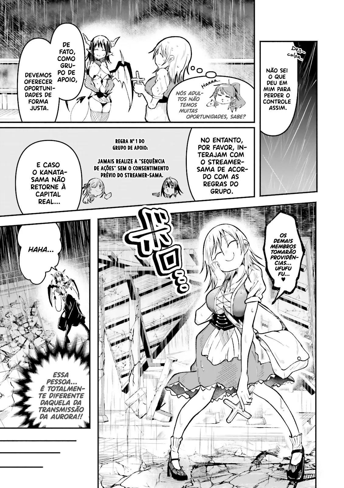 Isekai de Haishin Katsudou wo Shitara Tairyou no Yandere Shinja wo Umidashite Shimatta Ken capitulo 42 pagina 6