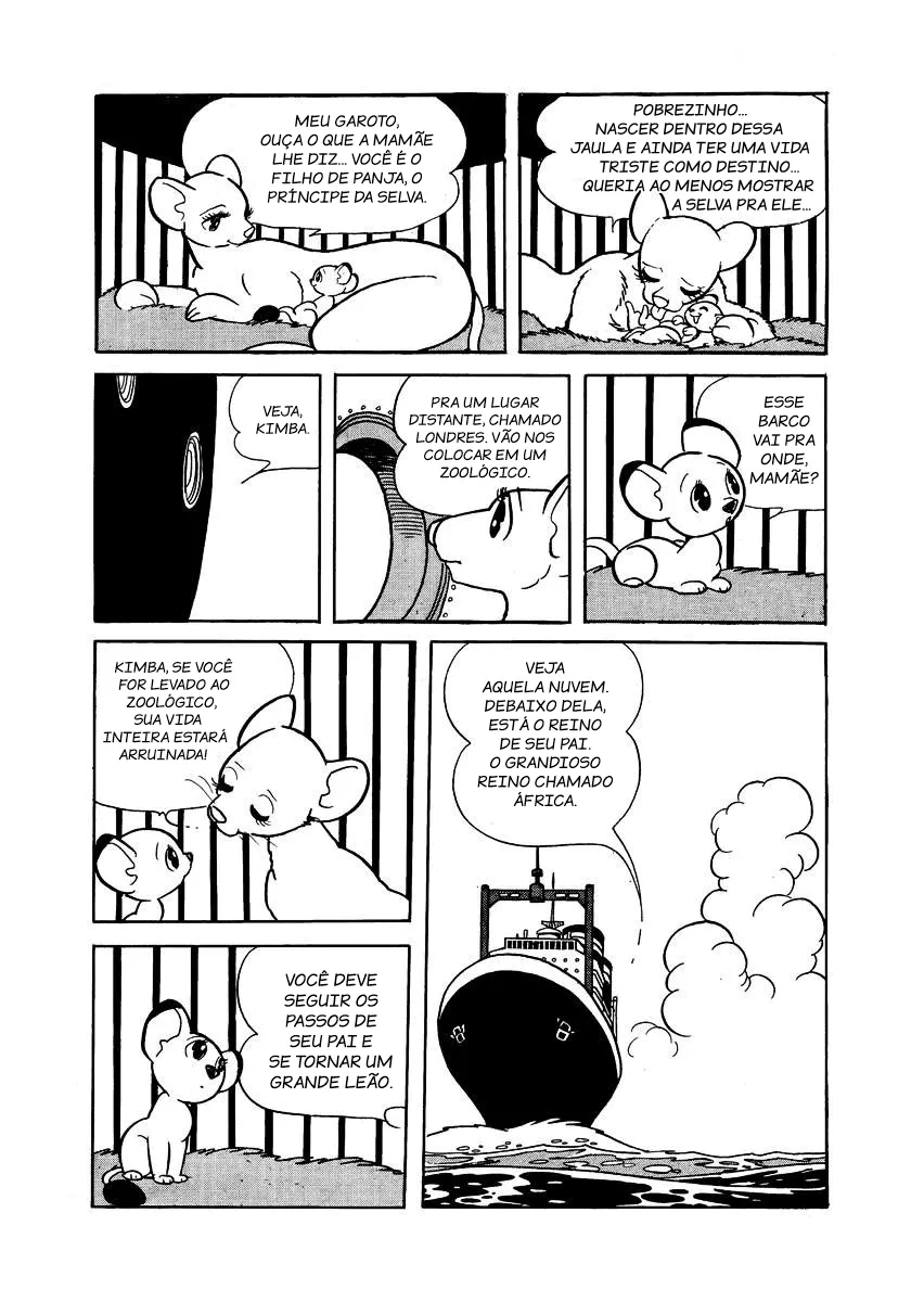 Kimba, o LeÃ£o Branco: Imperador da Selva capitulo 1 pagina 3