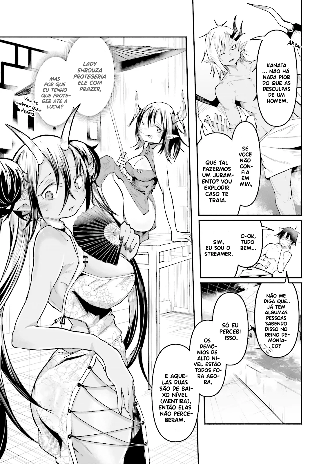 Isekai de Haishin Katsudou wo Shitara Tairyou no Yandere Shinja wo Umidashite Shimatta Ken capitulo 43 pagina 4