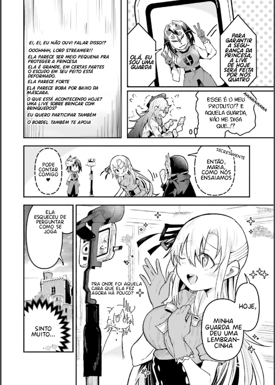 Isekai de Haishin Katsudou wo Shitara Tairyou no Yandere Shinja wo Umidashite Shimatta Ken capitulo 46 pagina 12