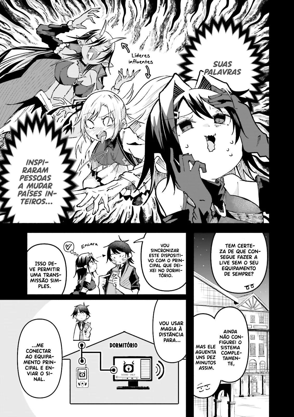 Isekai de Haishin Katsudou wo Shitara Tairyou no Yandere Shinja wo Umidashite Shimatta Ken capitulo 39 pagina 8