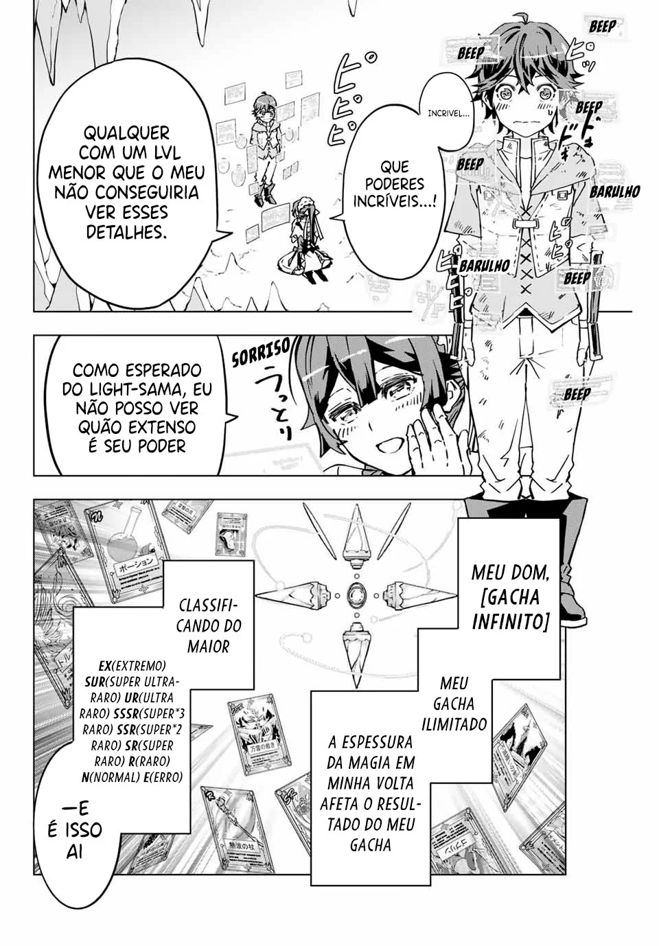 Meu Presente de Nível 9999 de Gacha Ilimitado capitulo 2 pagina 11