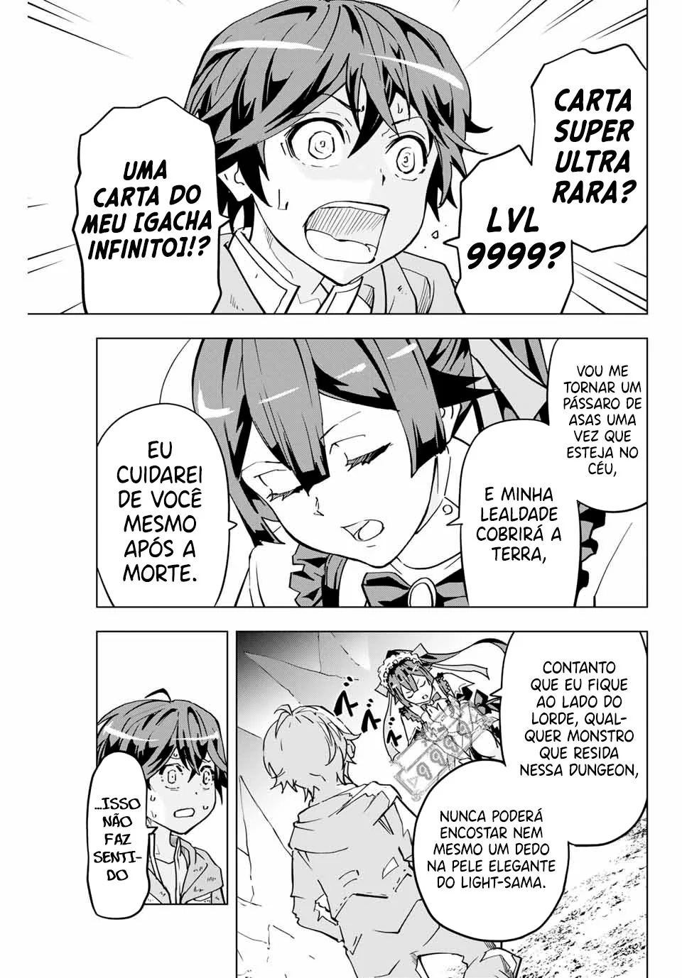 Meu Presente de Nível 9999 de Gacha Ilimitado capitulo 2 pagina 8
