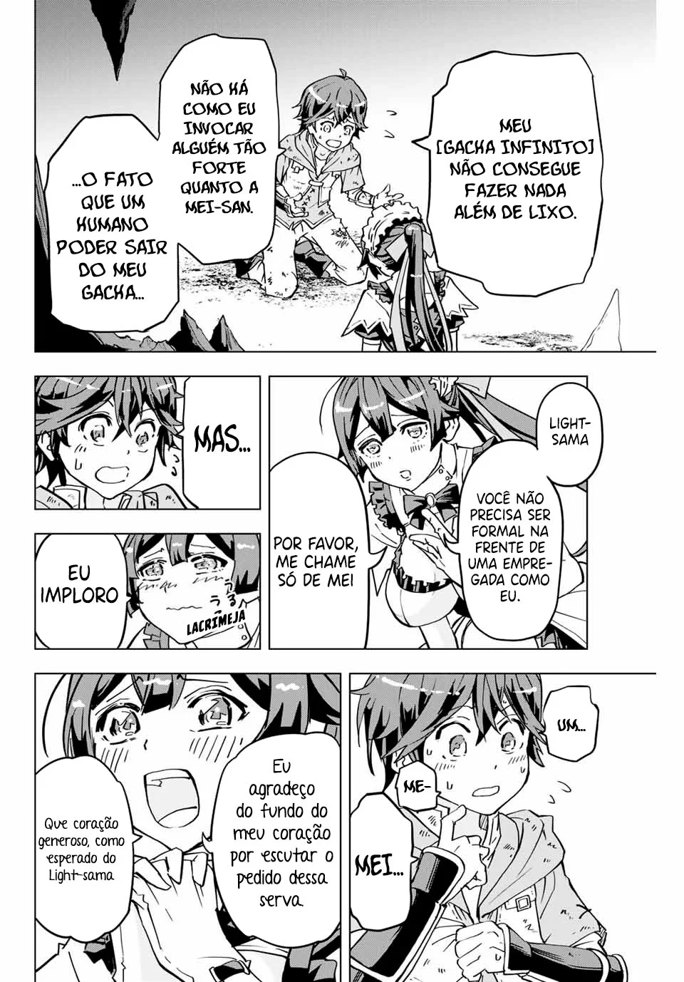 Meu Presente de Nível 9999 de Gacha Ilimitado capitulo 2 pagina 9