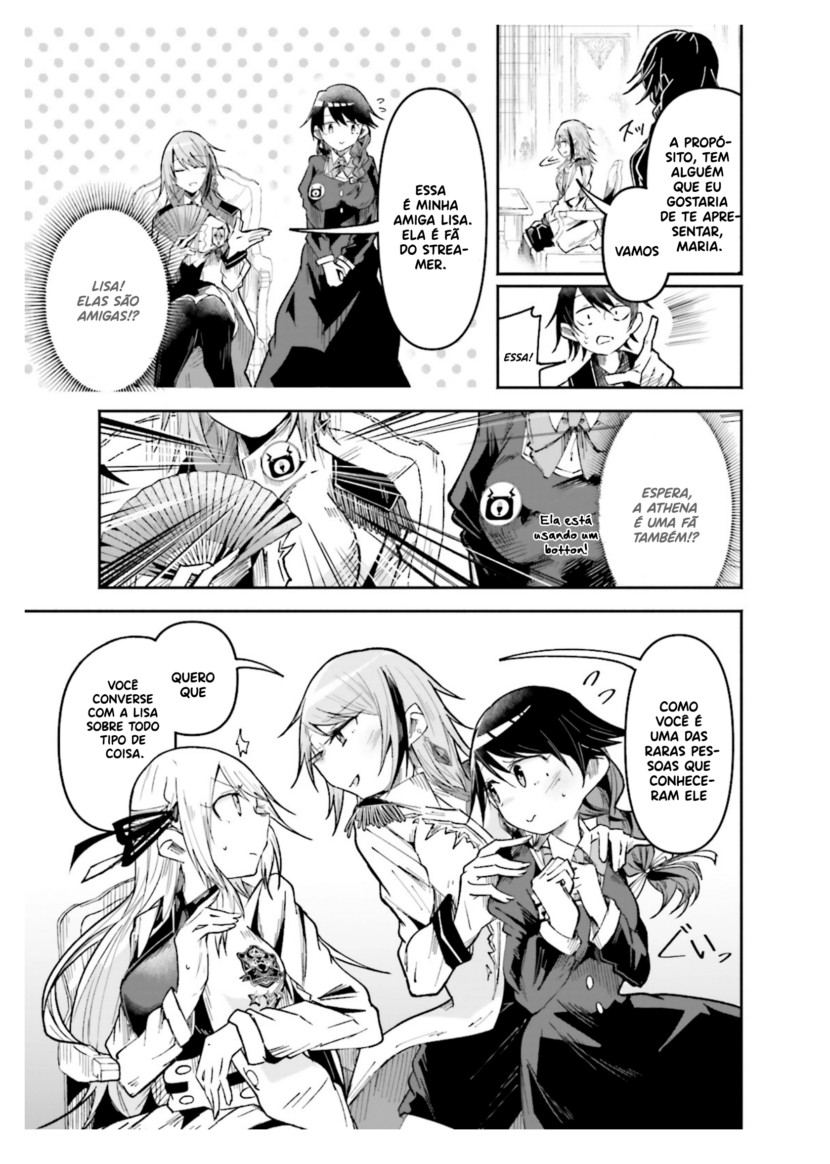 Isekai de Haishin Katsudou wo Shitara Tairyou no Yandere Shinja wo Umidashite Shimatta Ken capitulo 32 pagina 12