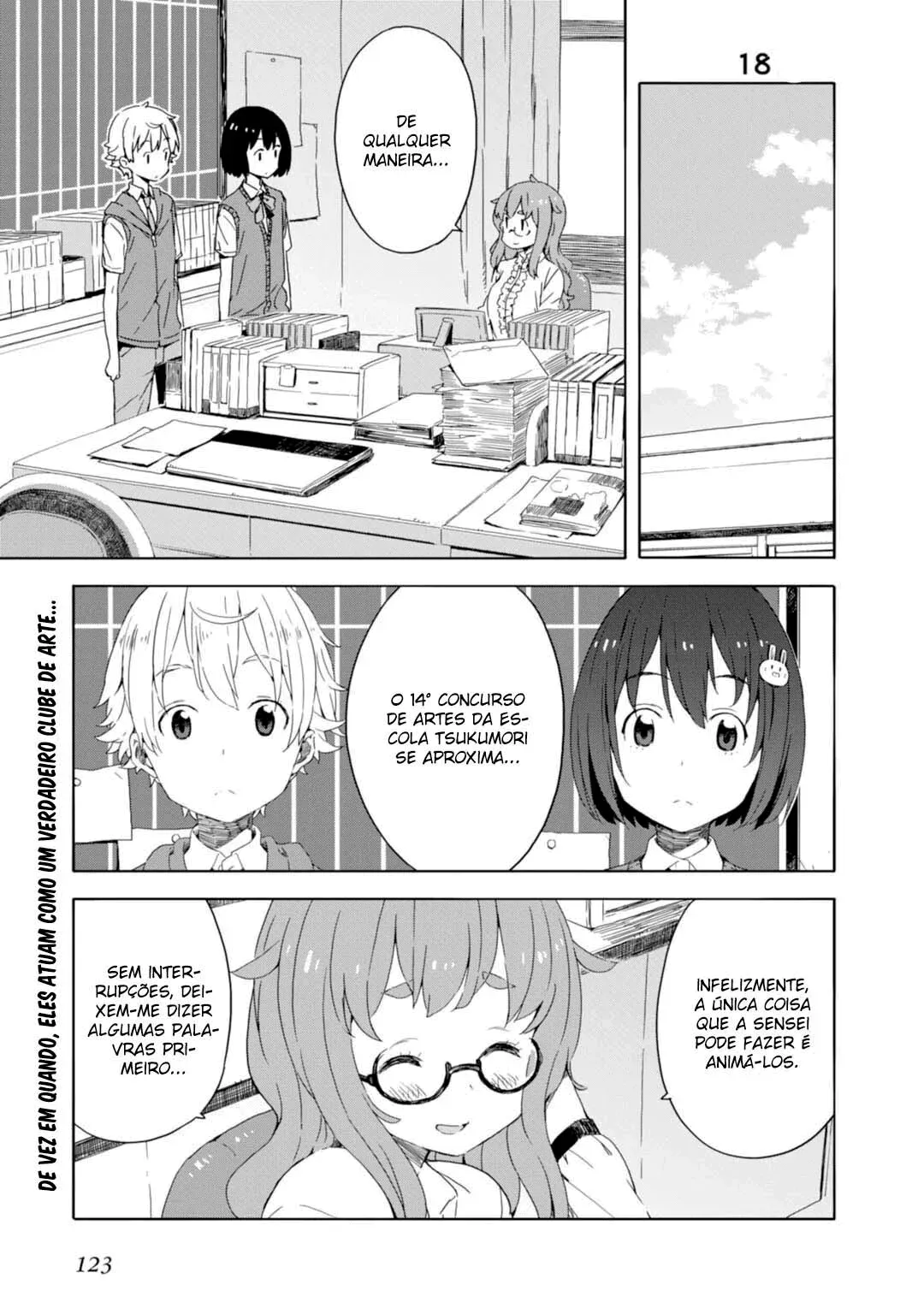 Problemas no Clube de Arte! capitulo 18 pagina 3