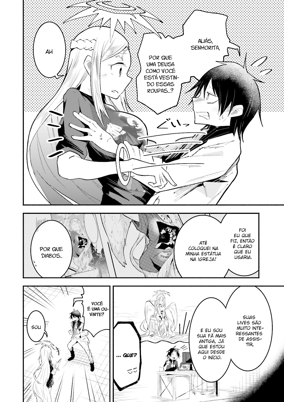 Isekai de Haishin Katsudou wo Shitara Tairyou no Yandere Shinja wo Umidashite Shimatta Ken capitulo 24 pagina 9