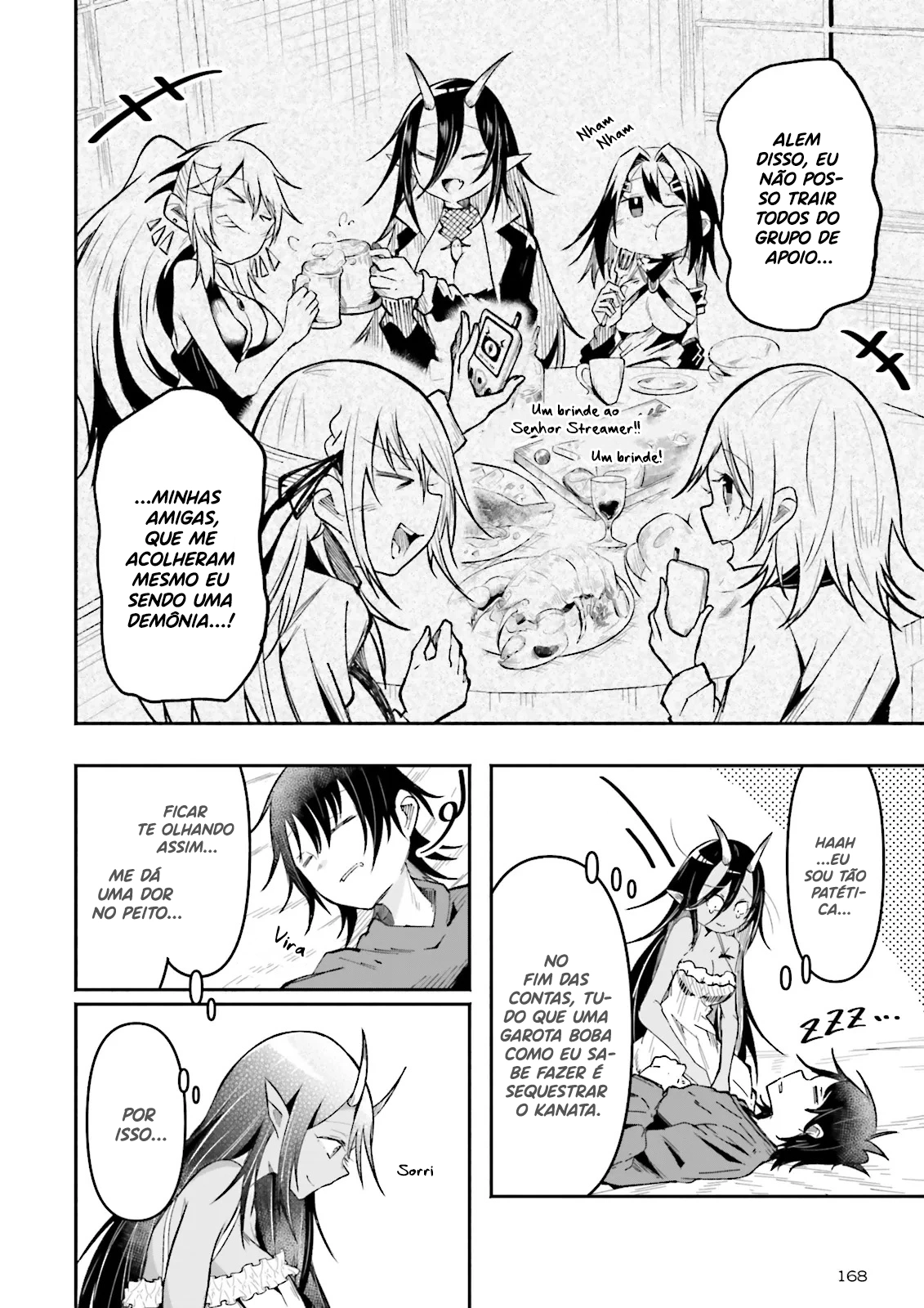 Isekai de Haishin Katsudou wo Shitara Tairyou no Yandere Shinja wo Umidashite Shimatta Ken capitulo 44 pagina 13